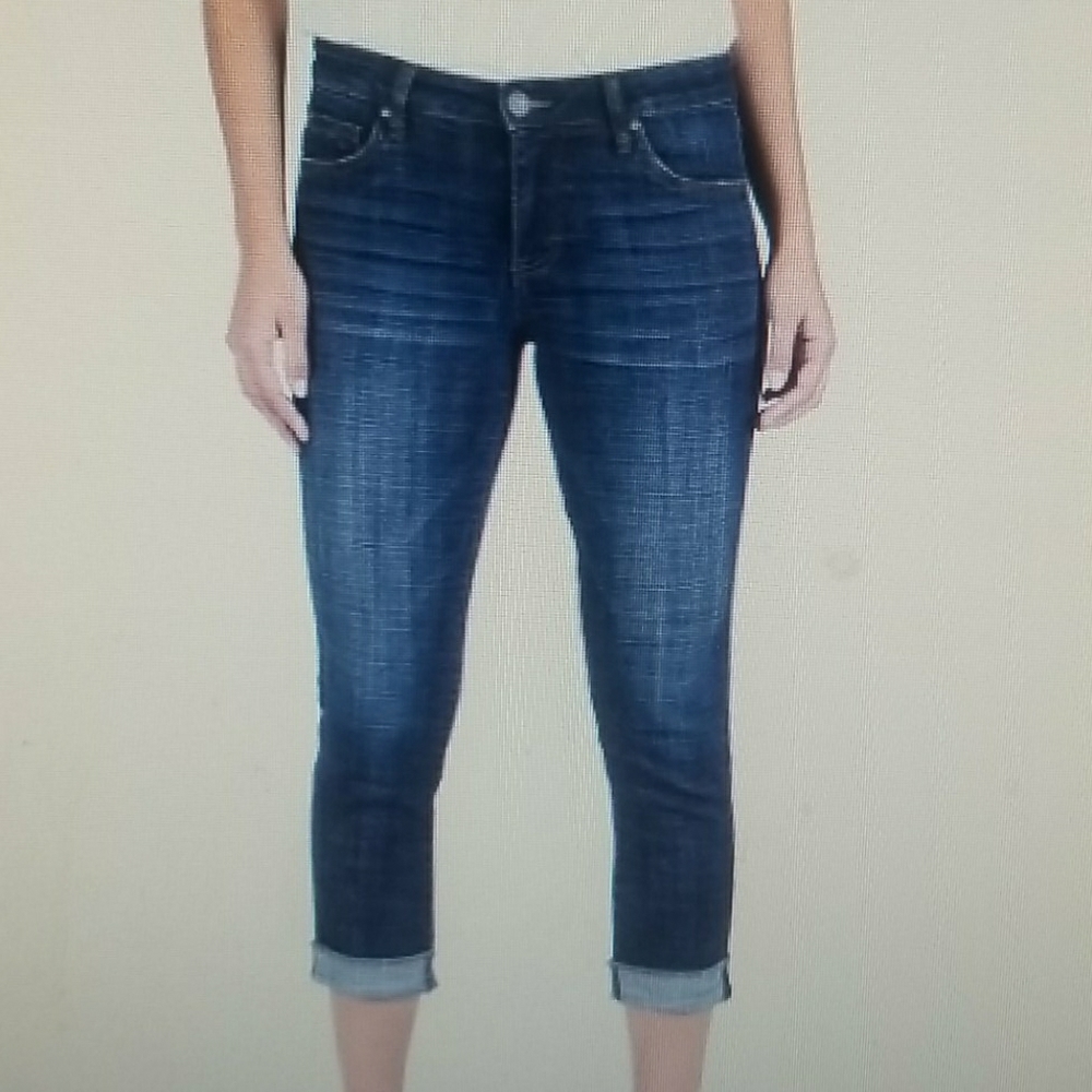 Kut From The Kloth Ankle Straight Leg Jeans